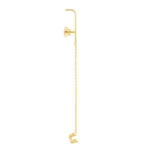 Chain Cuff Earring, yellow gold