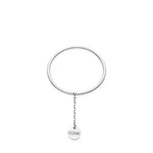 Mini Flat Ring, white gold