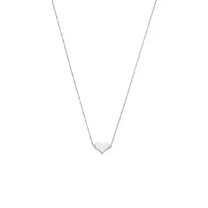 Heart Necklace, white gold