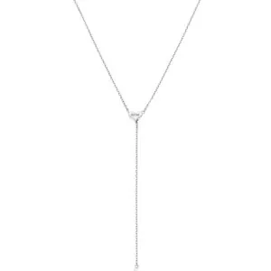 Heart Transformer Necklace, white gold
