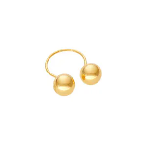 Duo Orb Ring, yellow gold