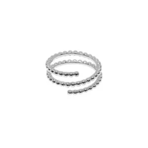 Trio Spiral Ring, white gold
