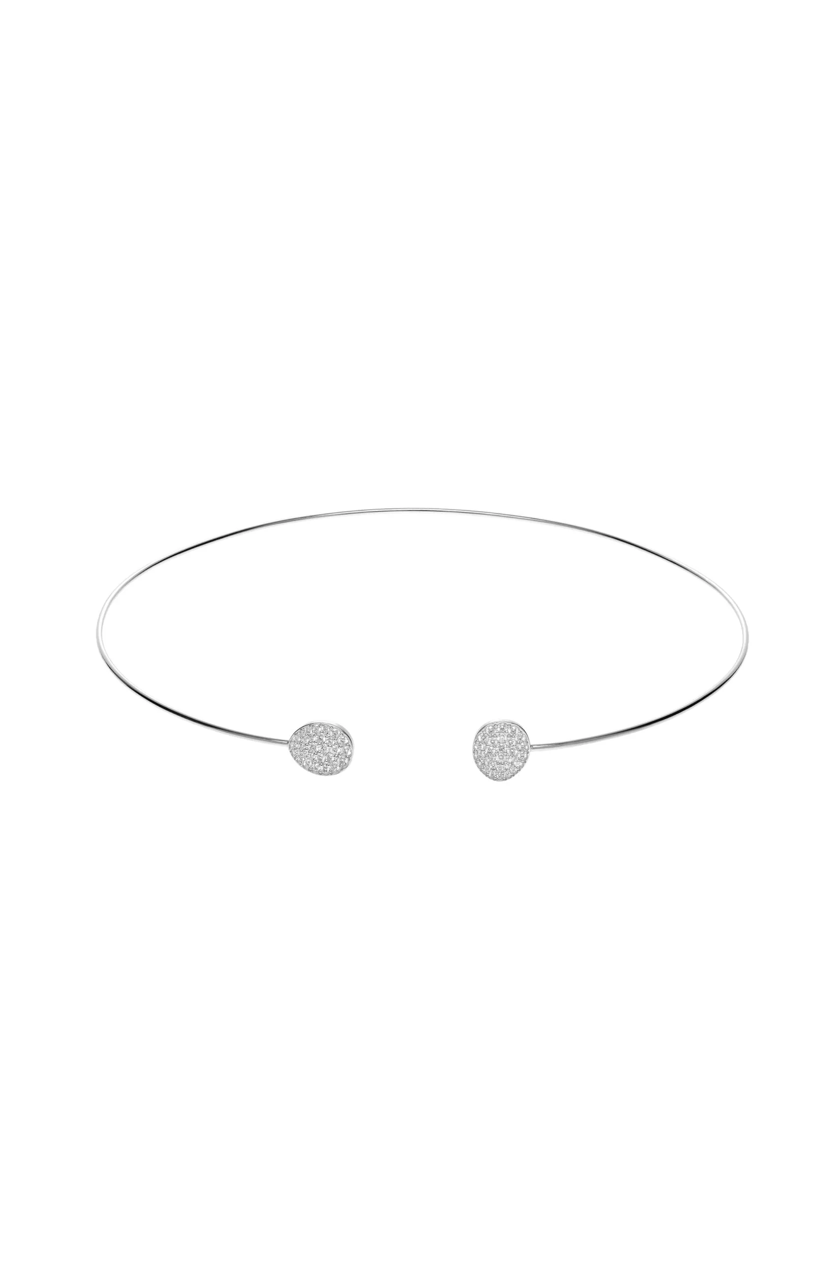 Chokers Flats Choker, diamonds, white gold available online with unique design