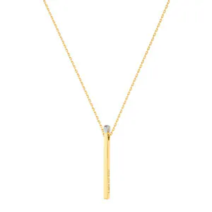 Match Necklace, yellow  gold