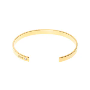 Arc Bracelet, diamonds, yellow gold