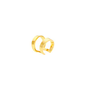 Duo Ear Cuff, yellow gold