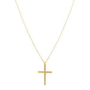 Grand Cross, diamonds, yellow gold