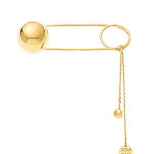 Big pin, yellow gold