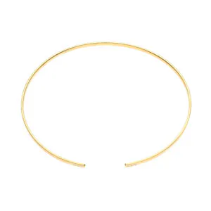 Multi Diamonds Choker, yellow gold
