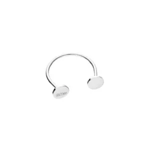 Duo Flat Ring, white gold