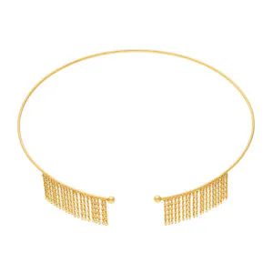 Chainfall Choker, yellow gold