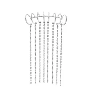 ChainFall Ear Cuff, white gold