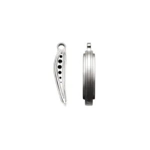 Vi Levare Pendant Sideview, silver