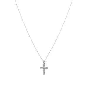 Petit Cross, diamonds, white gold