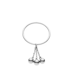 Trio Orb ring, white gold