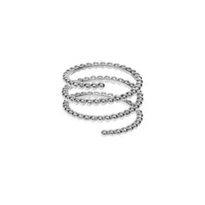 Tetra Spiral Ring, white gold