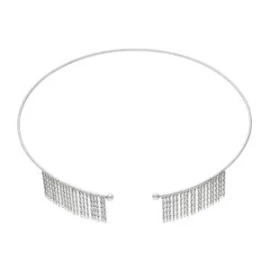 Chainfall Choker, white gold
