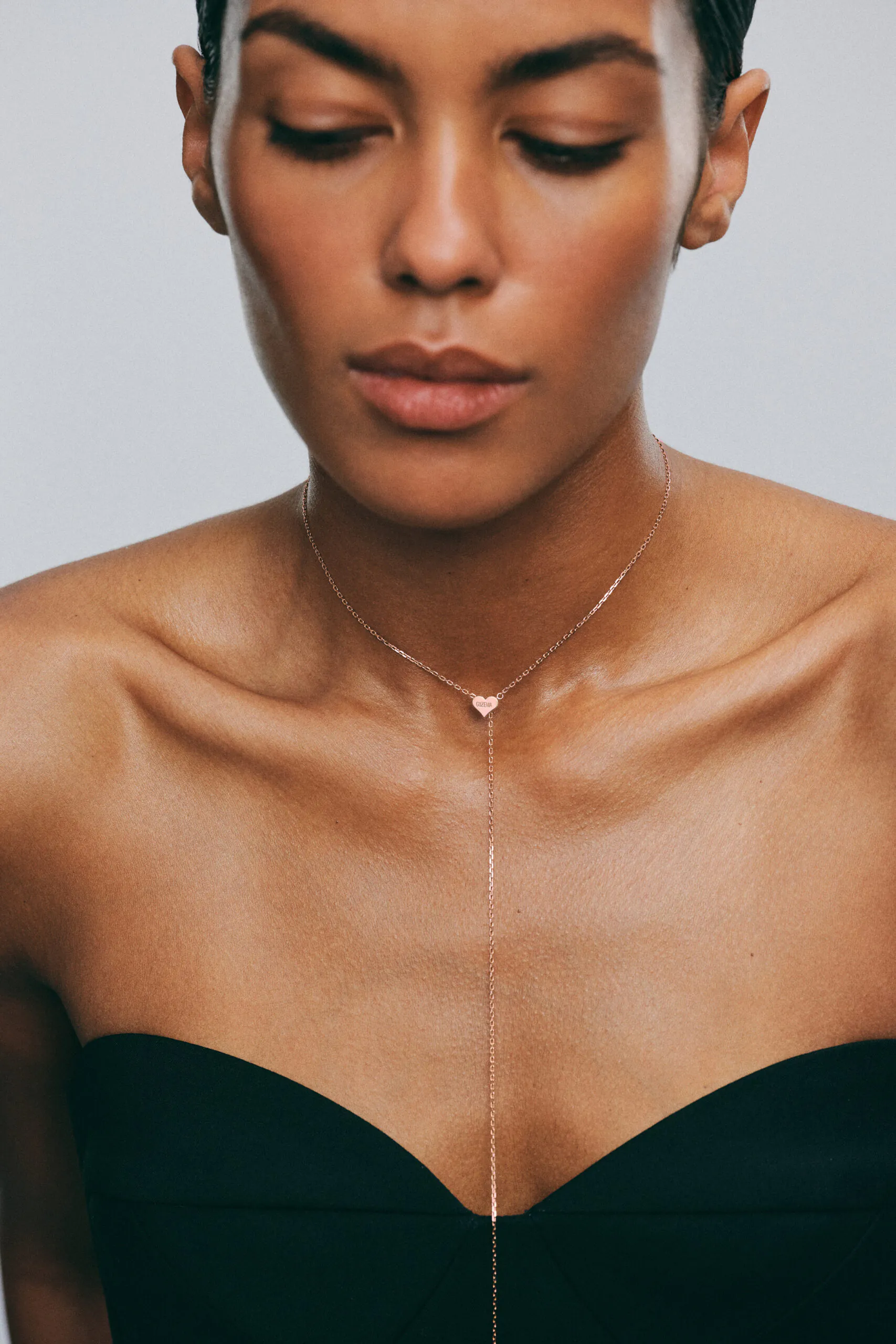 Exclusive Necklaces Heart Transformer Necklace, rose gold from Guzema