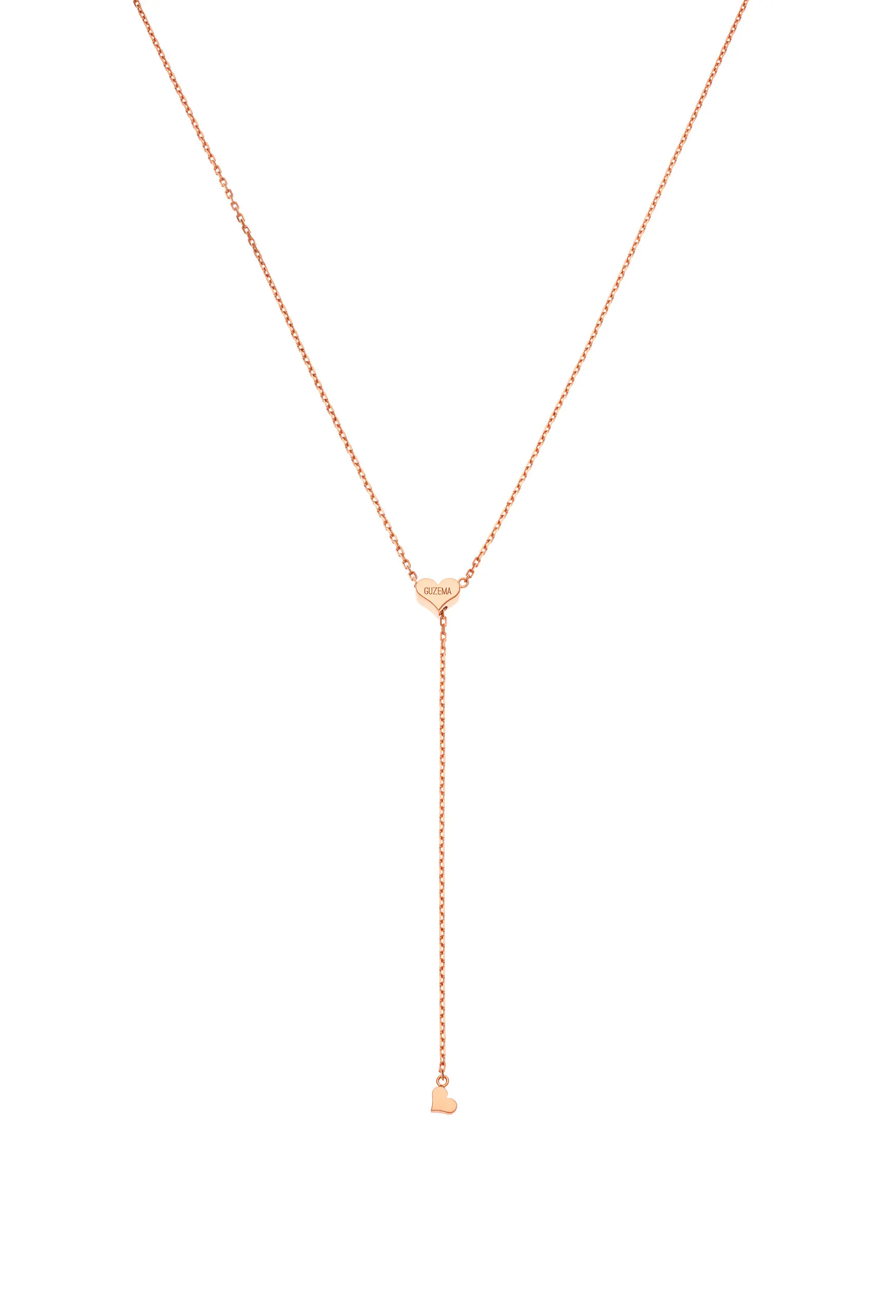 Necklaces Heart Transformer Necklace, rose gold with fast delivery from Guzema