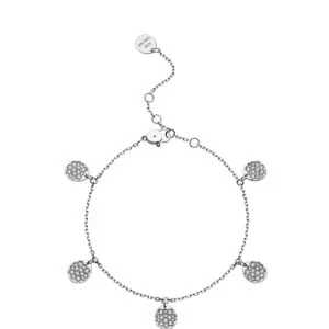 Flats Quintet Bracelet, white gold, diamonds