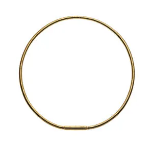 Snake Necklace, gold plated silver